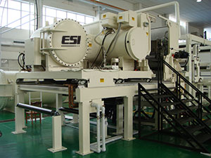 Faustel Coating Line with ESI E-Beam Curing E-Beam Curing
